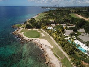 Casa De Campo (Teeth Of The Dog) Aerial 7th Green Ocean